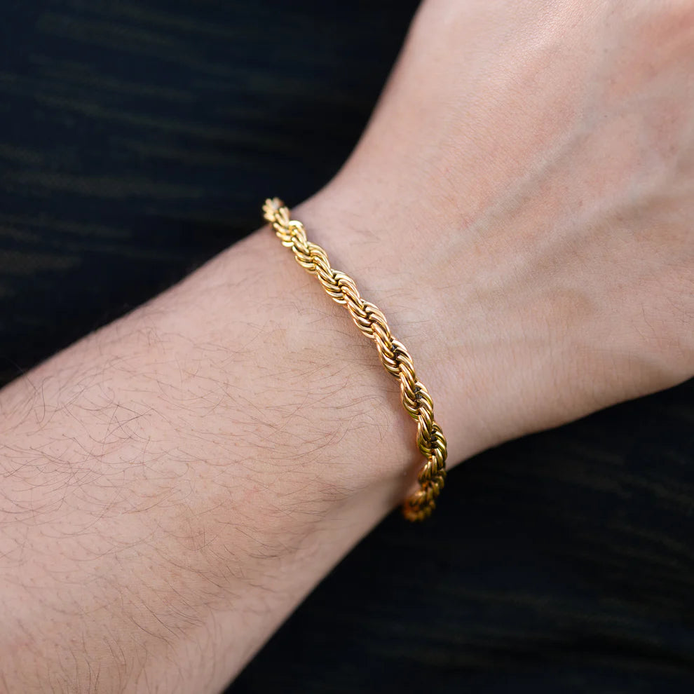 Pulsera Lazo Premium- Oro Laminado 18K- Garantía de por vida.
